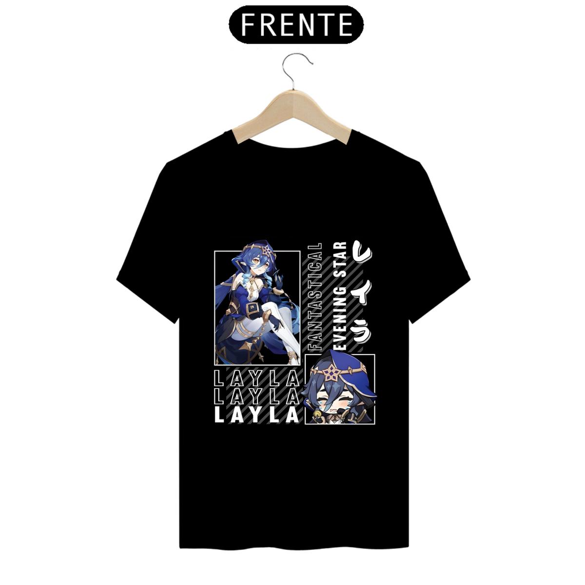 Nome do produto: Camiseta - Layla (Genshin Impact)