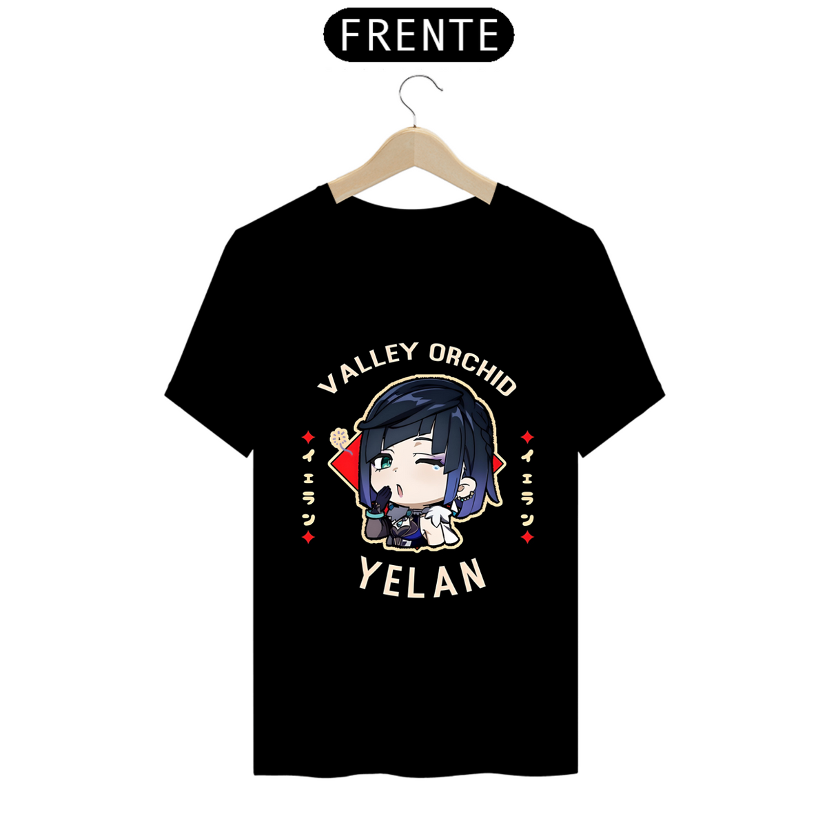 Nome do produto: Camiseta - Yelan Chibi (Genshin Impact)