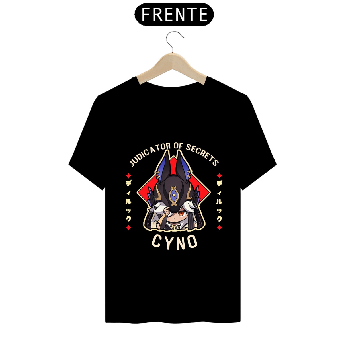 Nome do produto: Camiseta - Cyno Chibi (Genshin Impact)