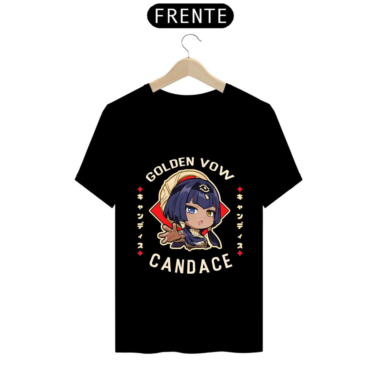 Nome do produto: Camiseta - Candace Chibi (Genshin Impact)