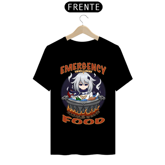 Camiseta - Paimon Comida de Emergência (Genshin Impact)