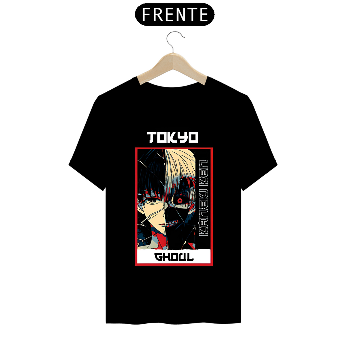 Nome do produto: Camiseta - Kaneki Ken (Tokyo Ghoul)