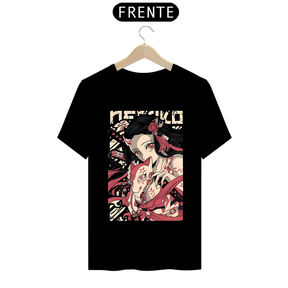 Nome do produto: Camiseta - Nezuko Kamado (Demon Slayer)