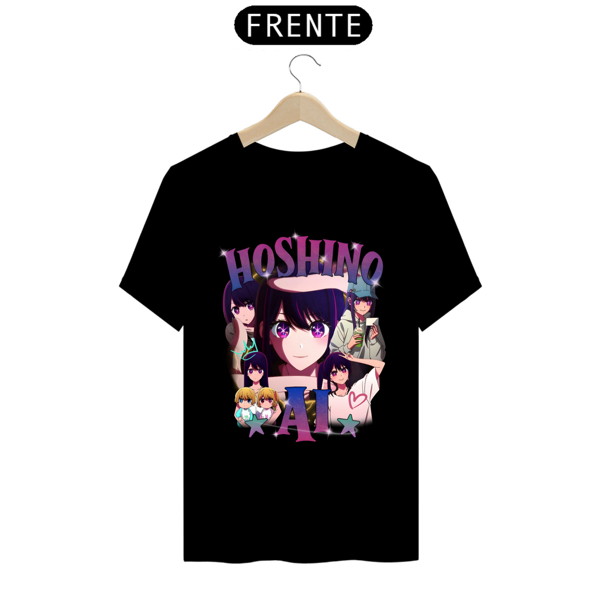 Nome do produto: Camiseta - Ai Hoshino (Oshi no Ko)