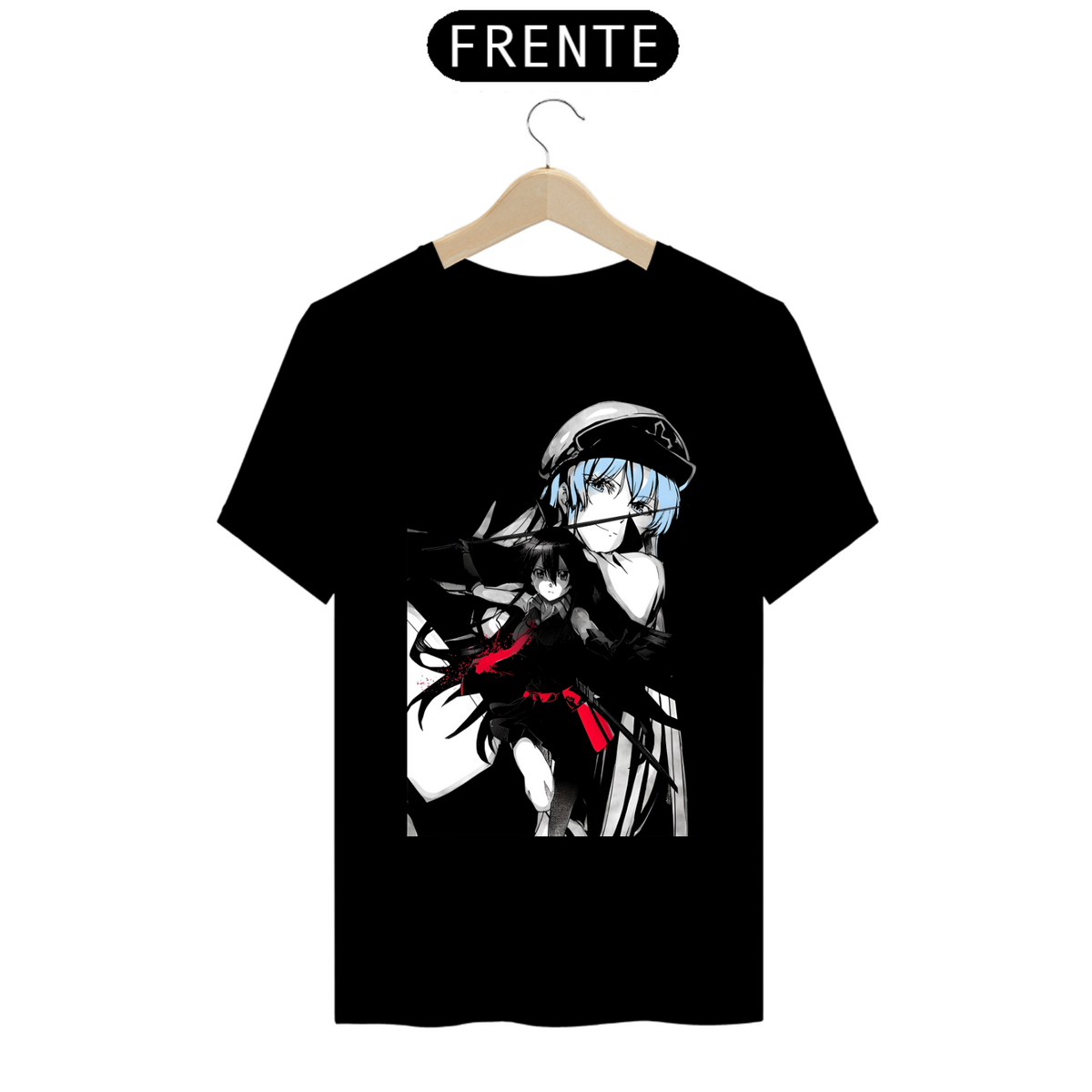 Nome do produto: Camiseta - Akame & Esdeath (Akame ga Kill)