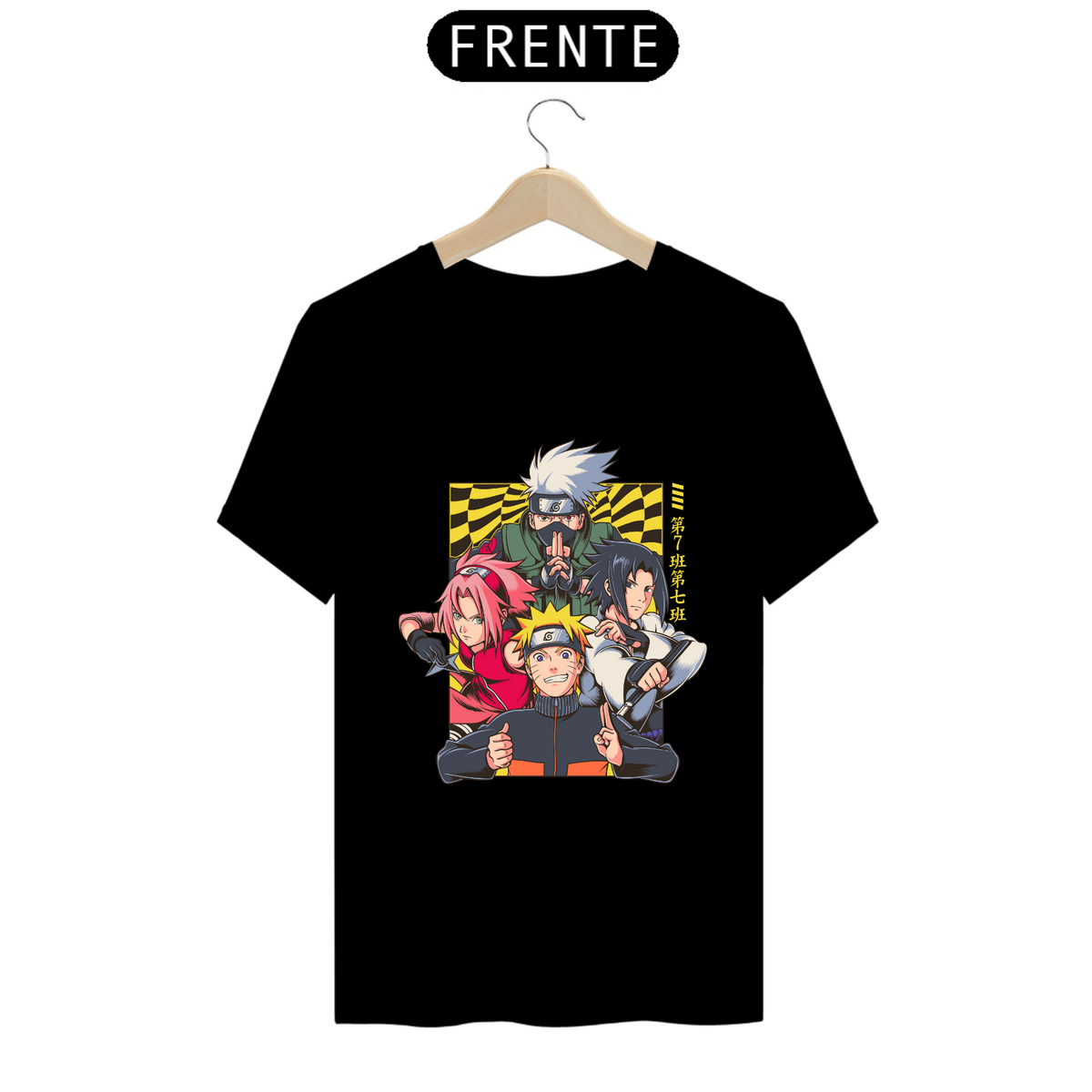 Nome do produto: Camiseta - Team 7 (Naruto Shippuden)