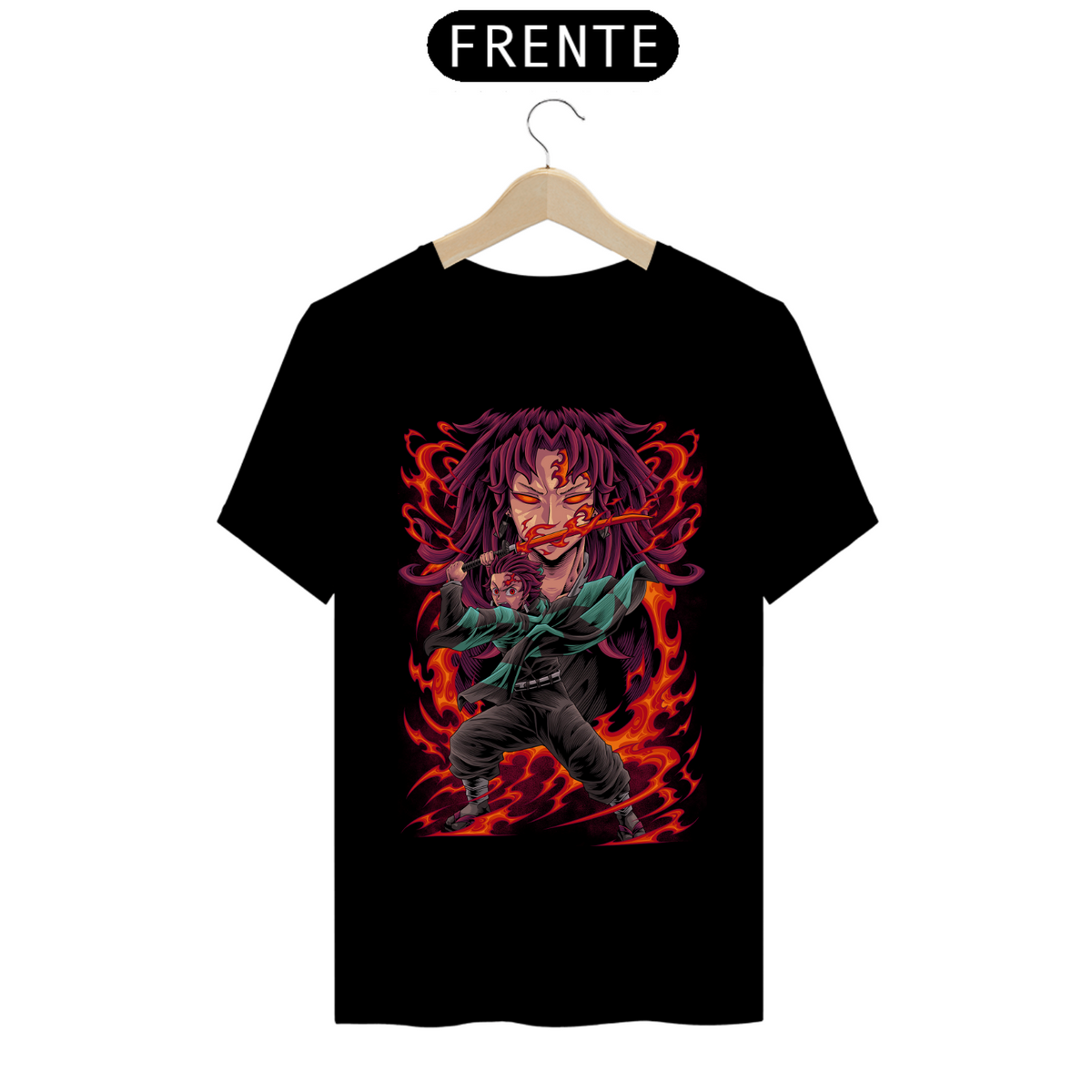 Nome do produto: Camiseta - Tanjiro Kamado (Demon Slayer)