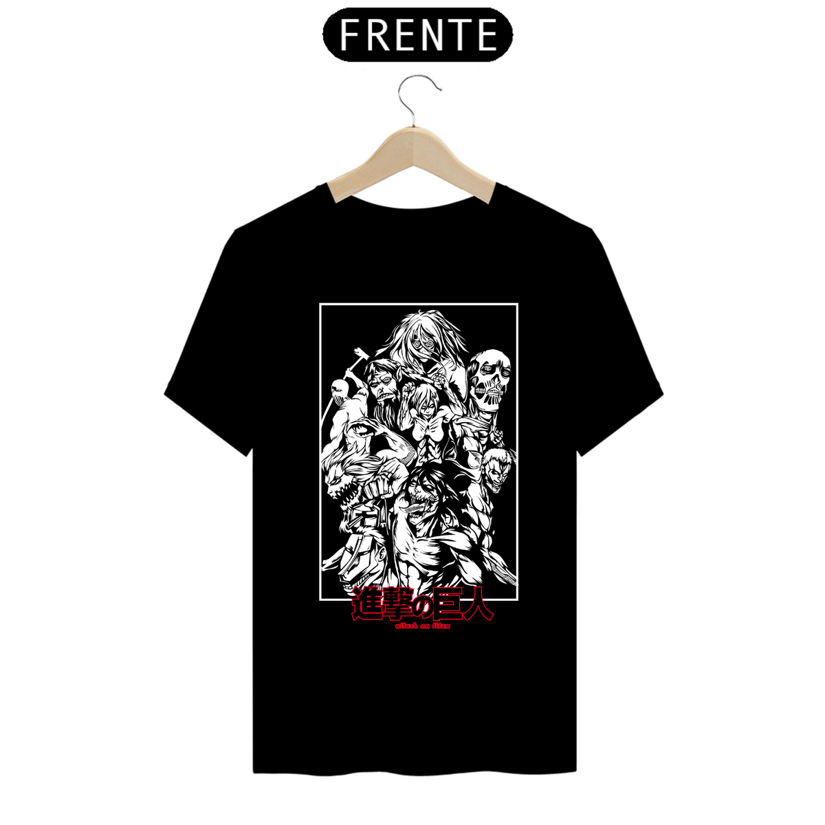 Nome do produto: Camiseta - Attack on Titan