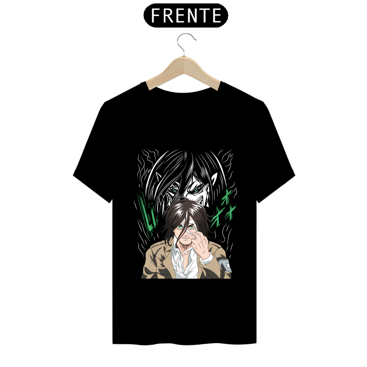 Nome do produto: Camiseta - Eren Yeager (Attack on Titan)