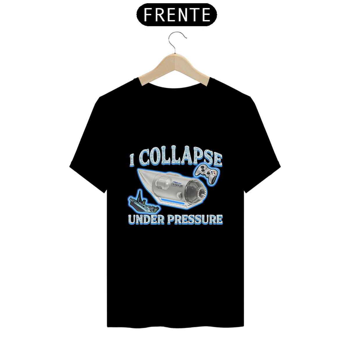 Nome do produto: Camiseta - I Collapse Under Pressure