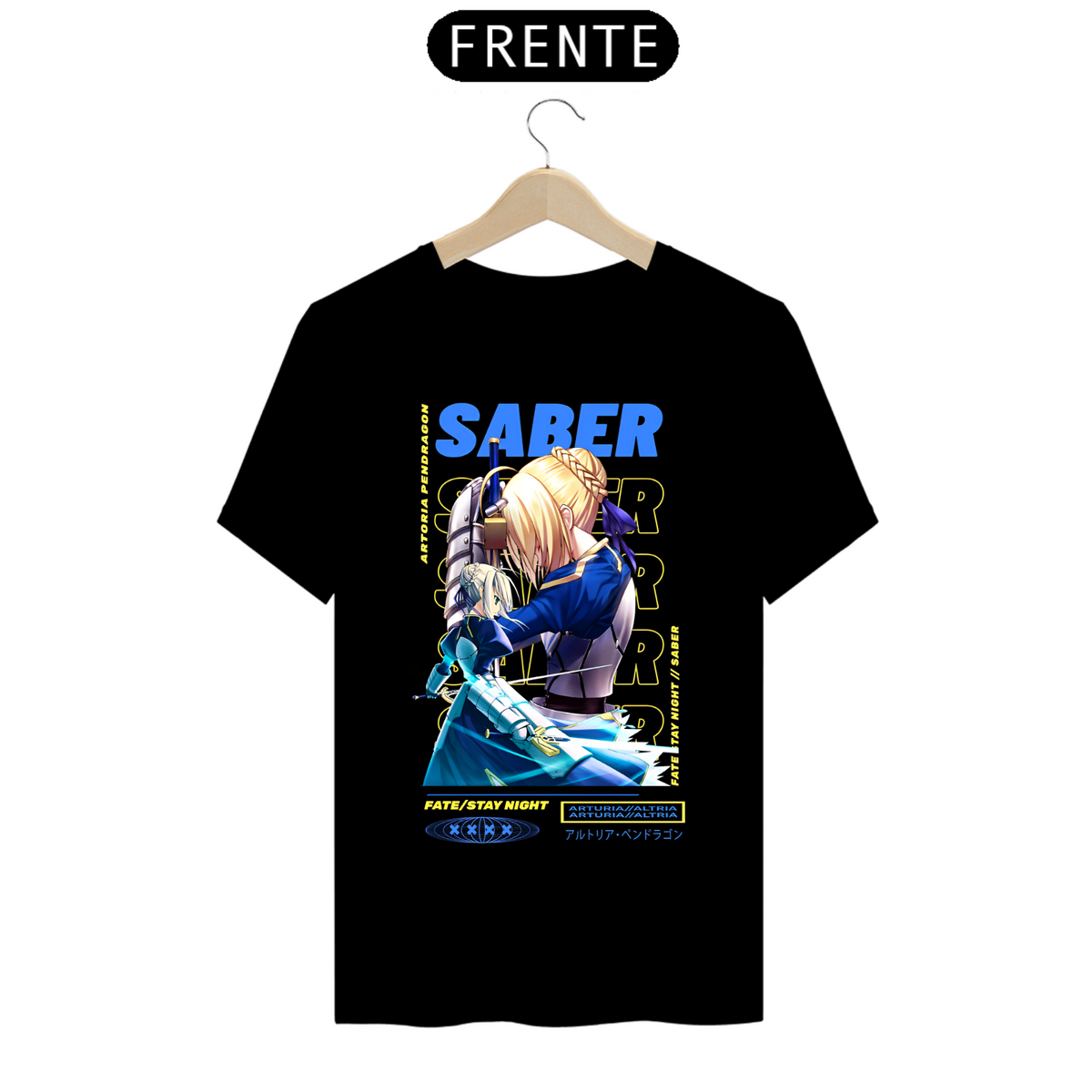 Nome do produto: Camiseta - Saber (Fate/Stay Night)