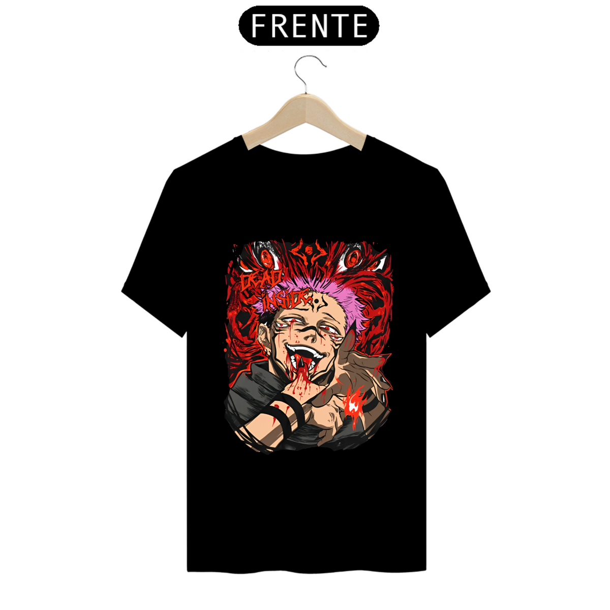 Nome do produto: Camiseta - Sukuna (Jujutsu Kaisen)