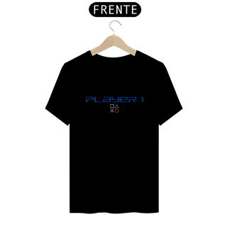 Nome do produtoCamiseta - Player 1 (Playstation)