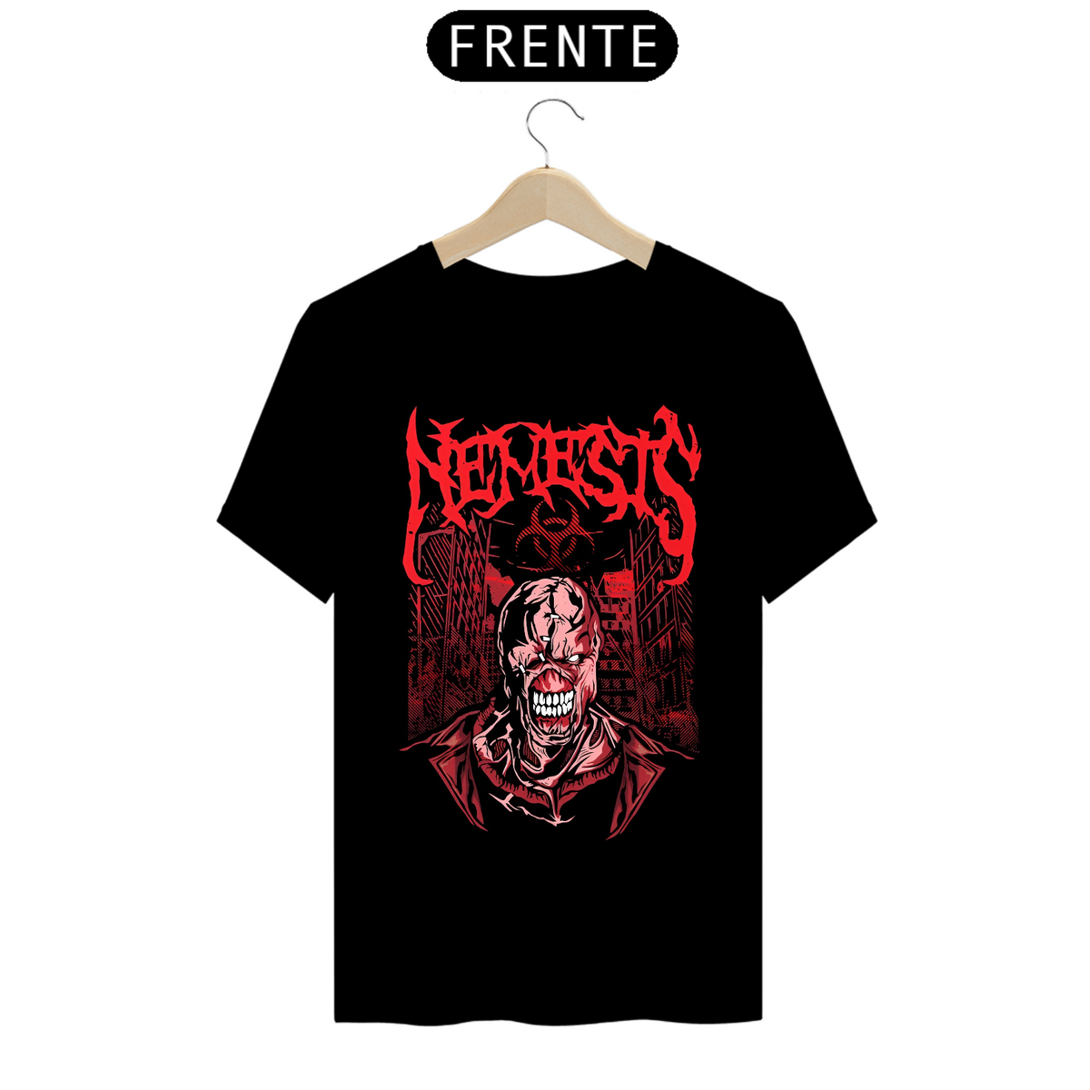 Nome do produto: Camiseta - The Nemesis (Resident Evil)