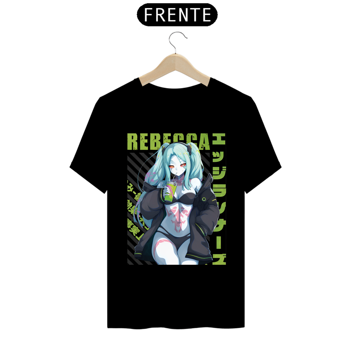 Nome do produto: Camiseta - Rebecca (Cyberpunk)