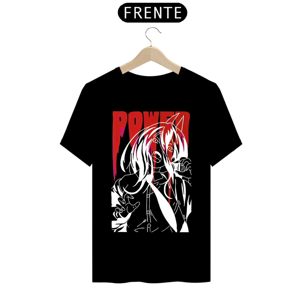 Nome do produto: Camiseta - Power (Chainsaw Man)