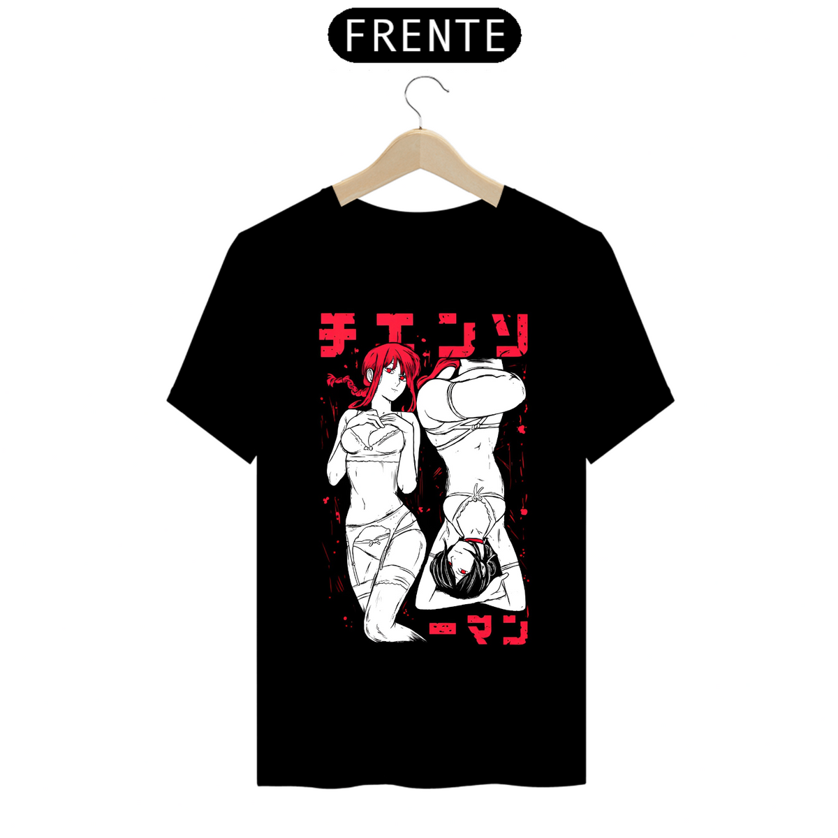 Nome do produto: Camiseta - Makima & Reze (Chainsaw Man)