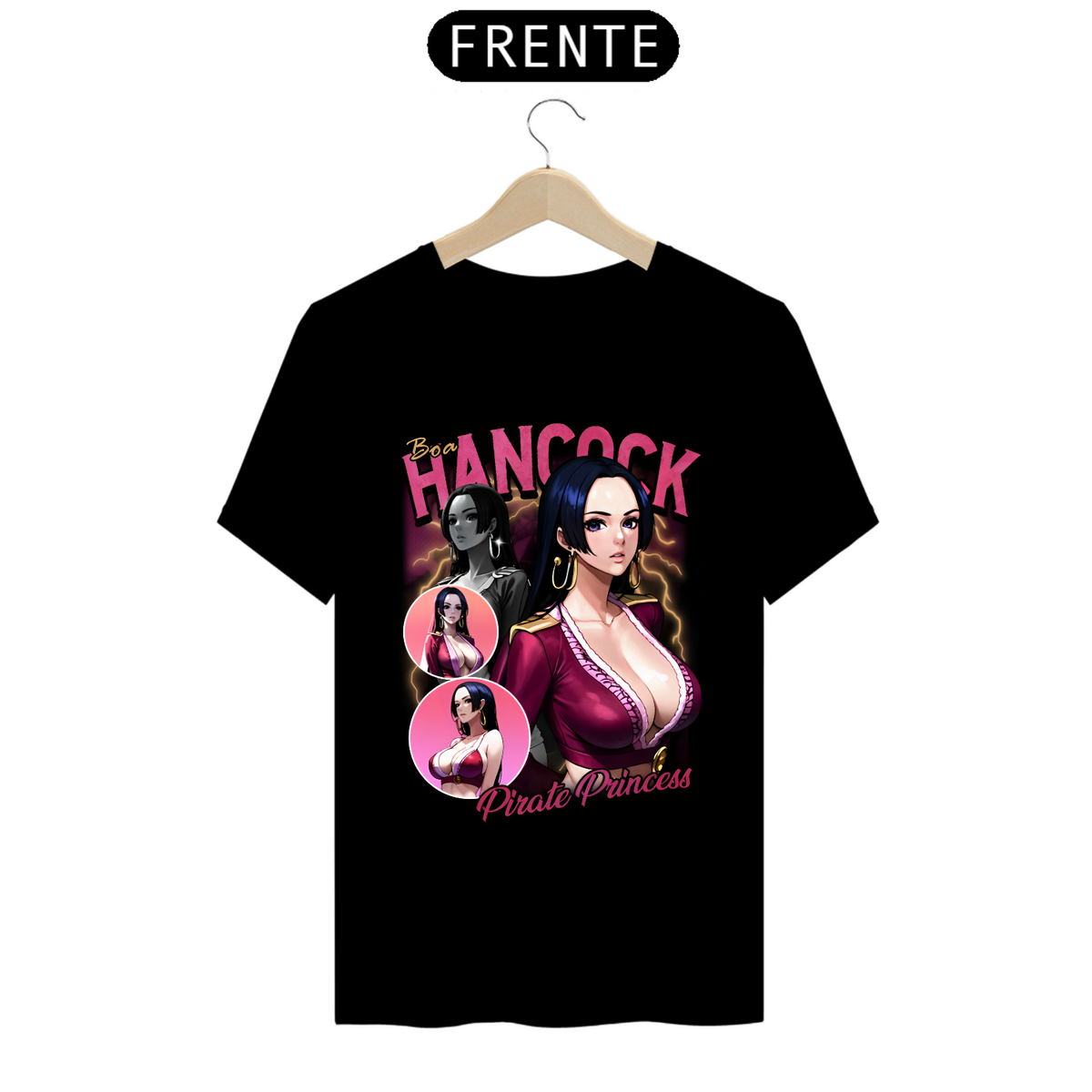 Nome do produto: Camiseta - Boa Hancock (One Piece)