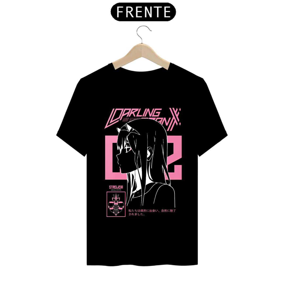 Nome do produto: Camiseta - Zero Two (Darling in the Franxx)