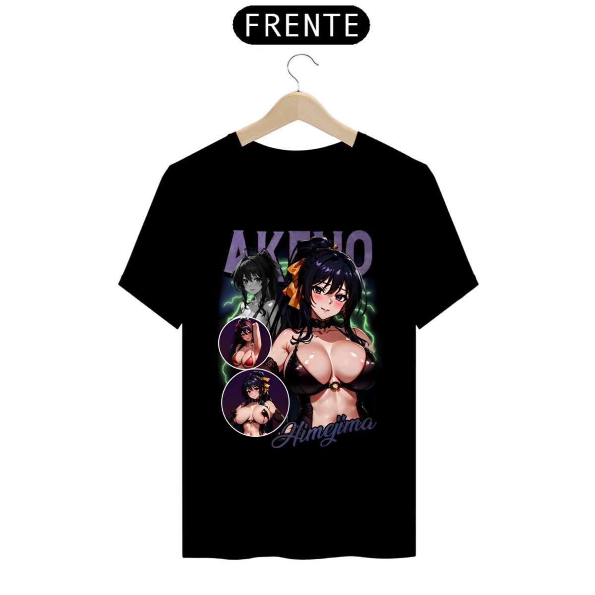 Nome do produto: Camiseta - Akeno Himejima (High School DxD)