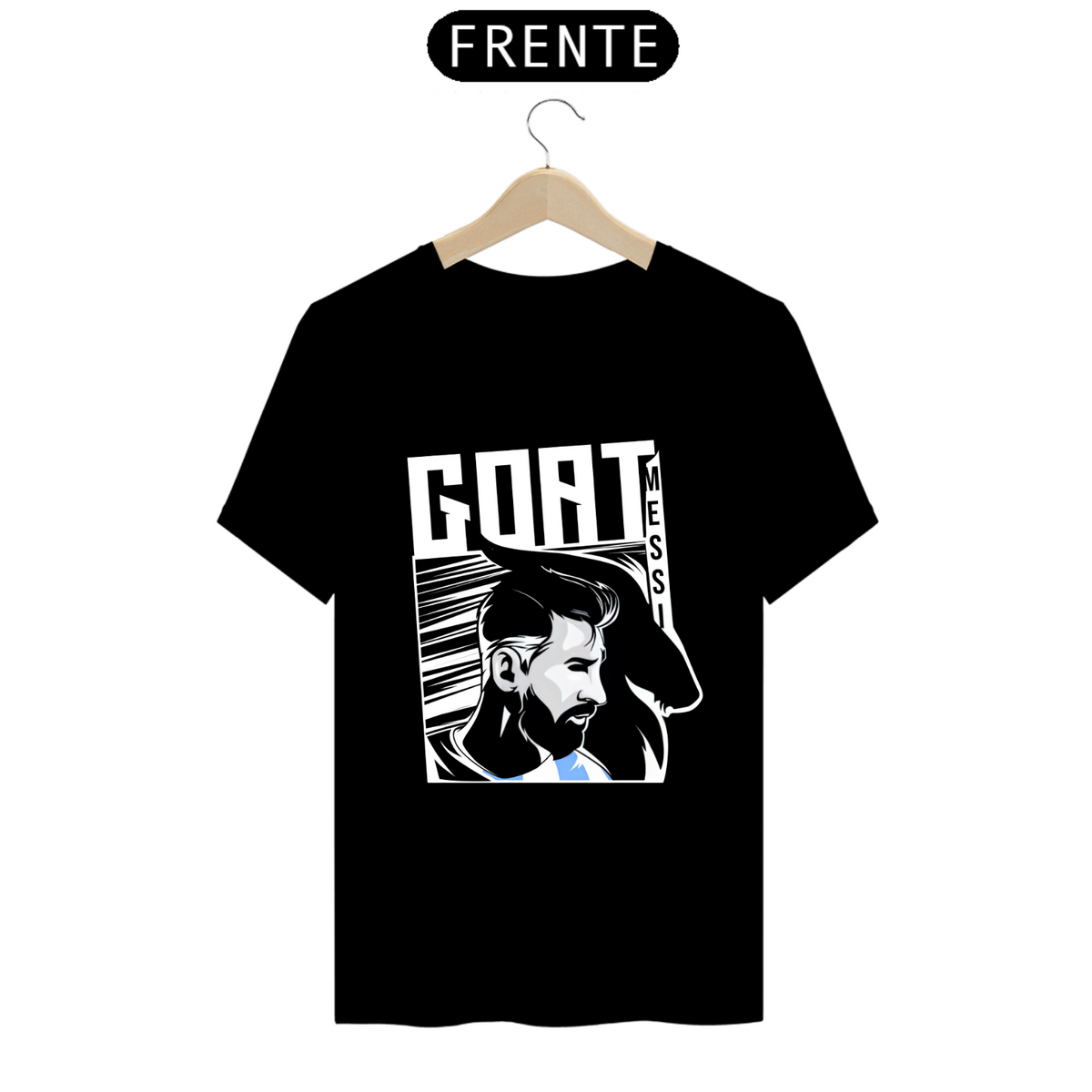 Nome do produto: Camiseta - Messi The Goat