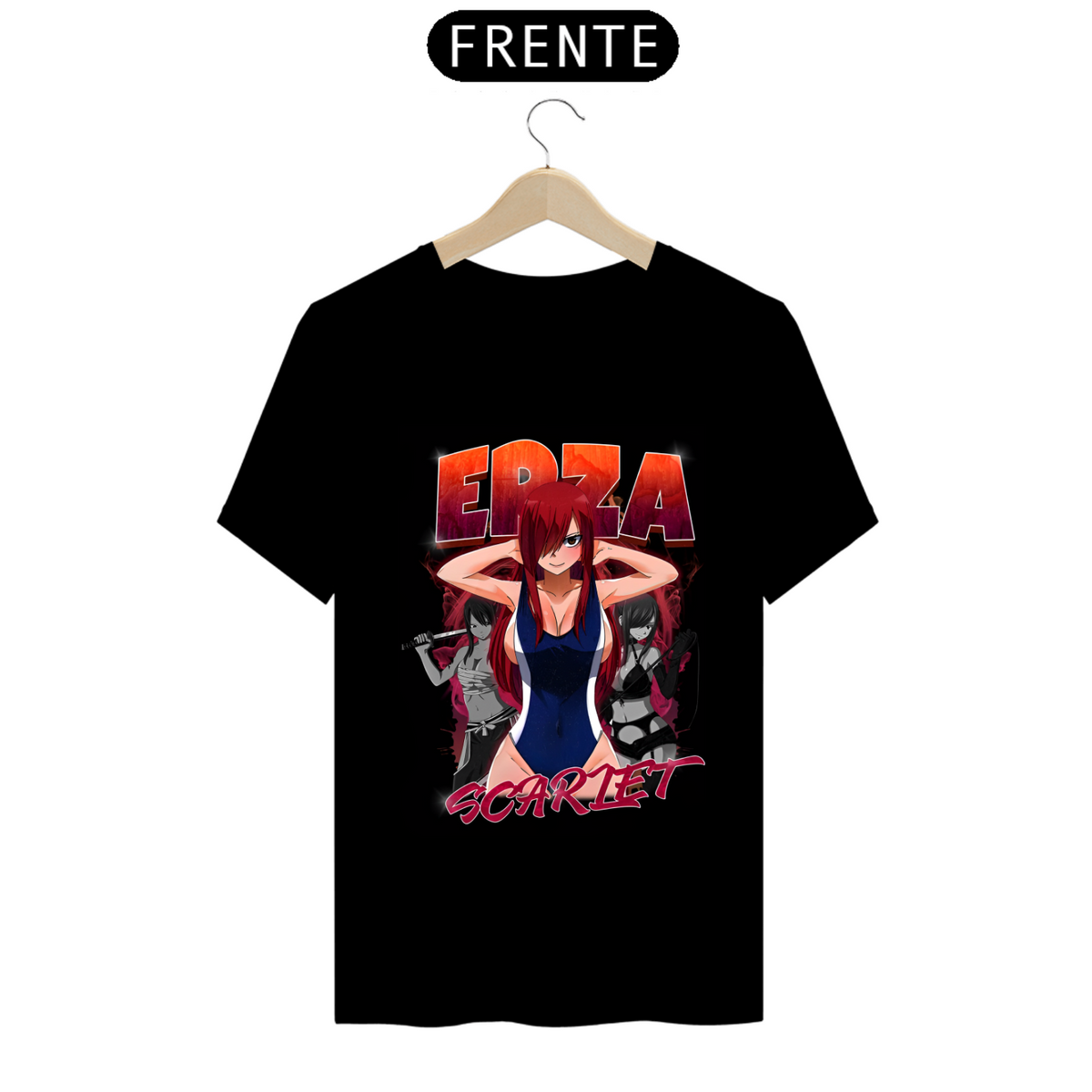 Nome do produto: Camiseta - Erza Scarlet (Fairy Tail)