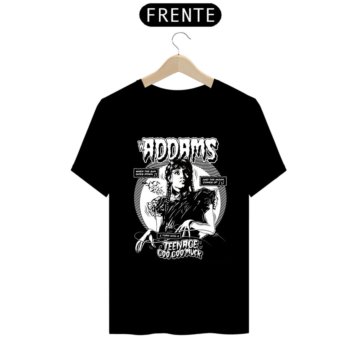 Nome do produto: Camiseta - Wandinha Addams