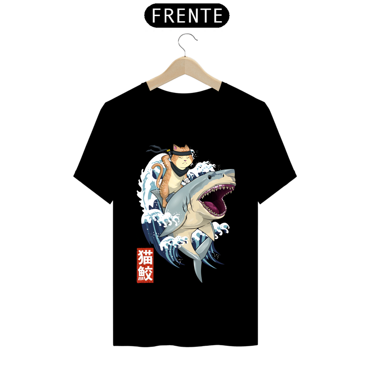 Nome do produto: Camiseta - Cat Shark