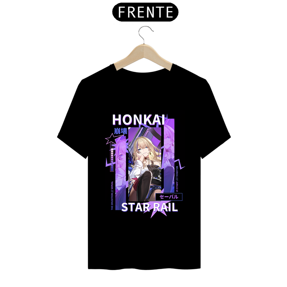 Nome do produto: Camiseta - Serval (Honkai Star Rail)