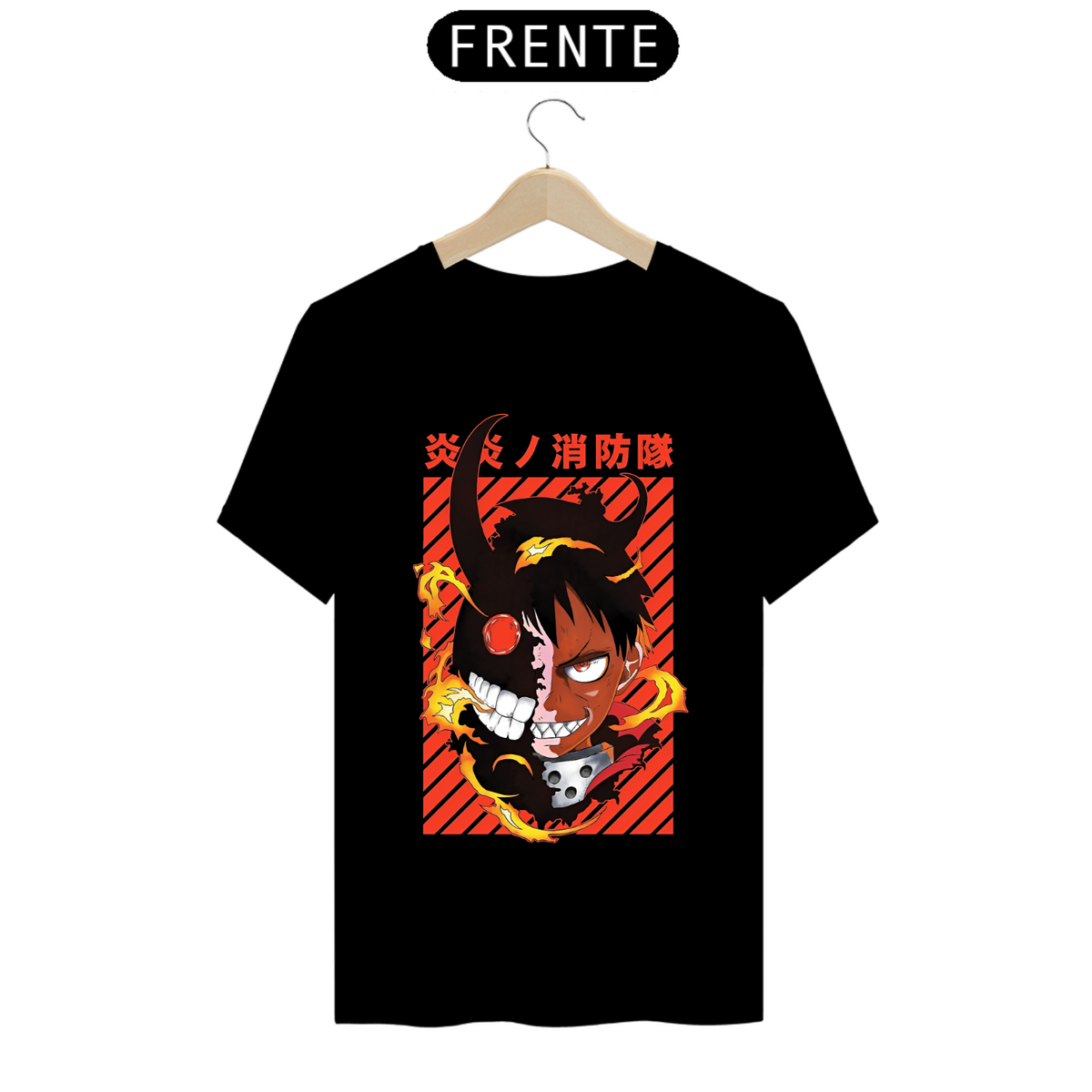 Nome do produto: Camiseta - Shinra Kusakabe (Fire Force)