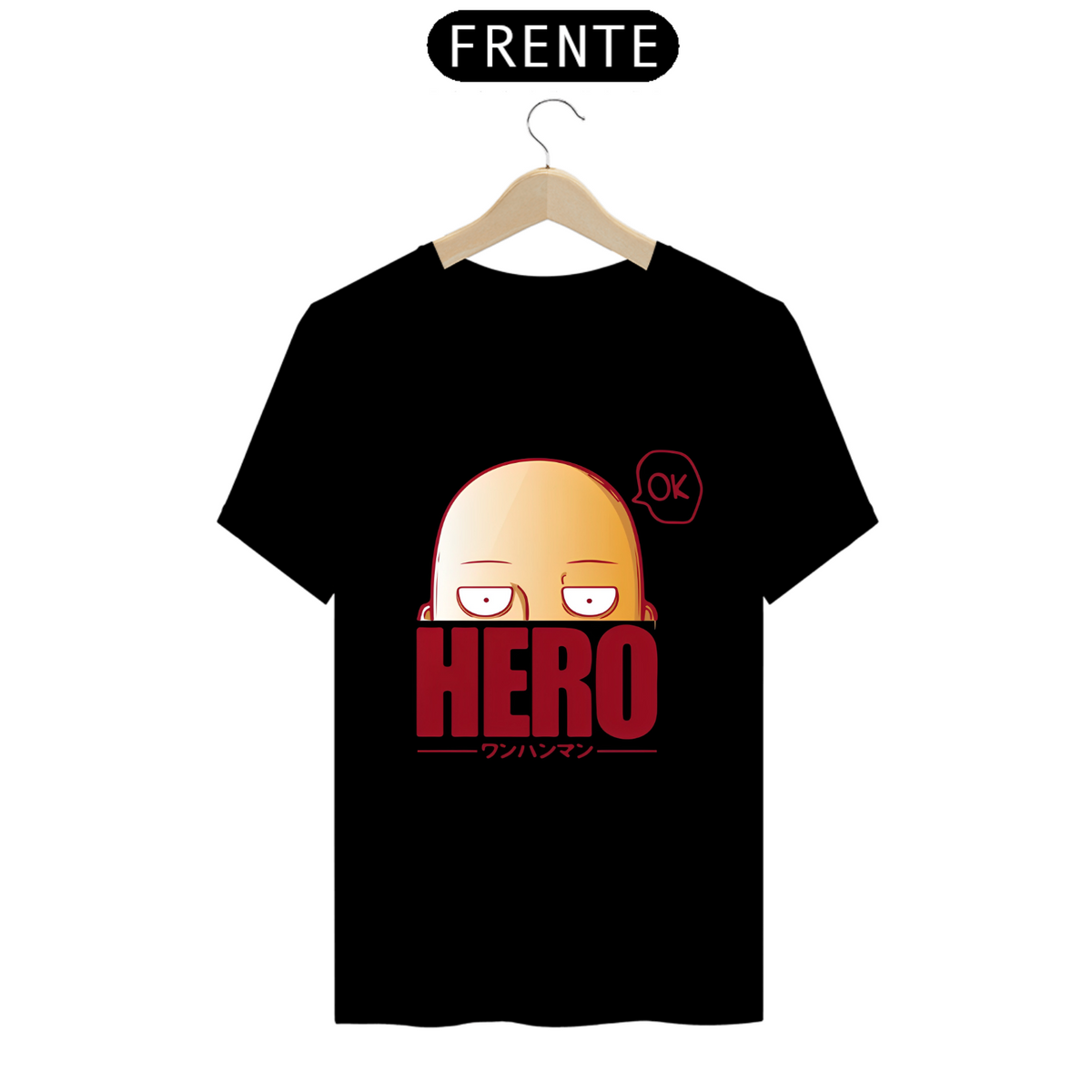 Nome do produto: Camiseta - Saitama Ok (One Punch Man)