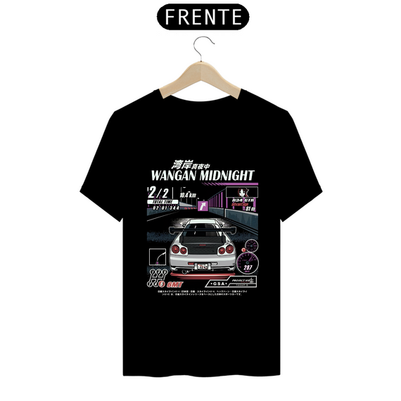 Camiseta - Wangan Midnight - Skyline R34