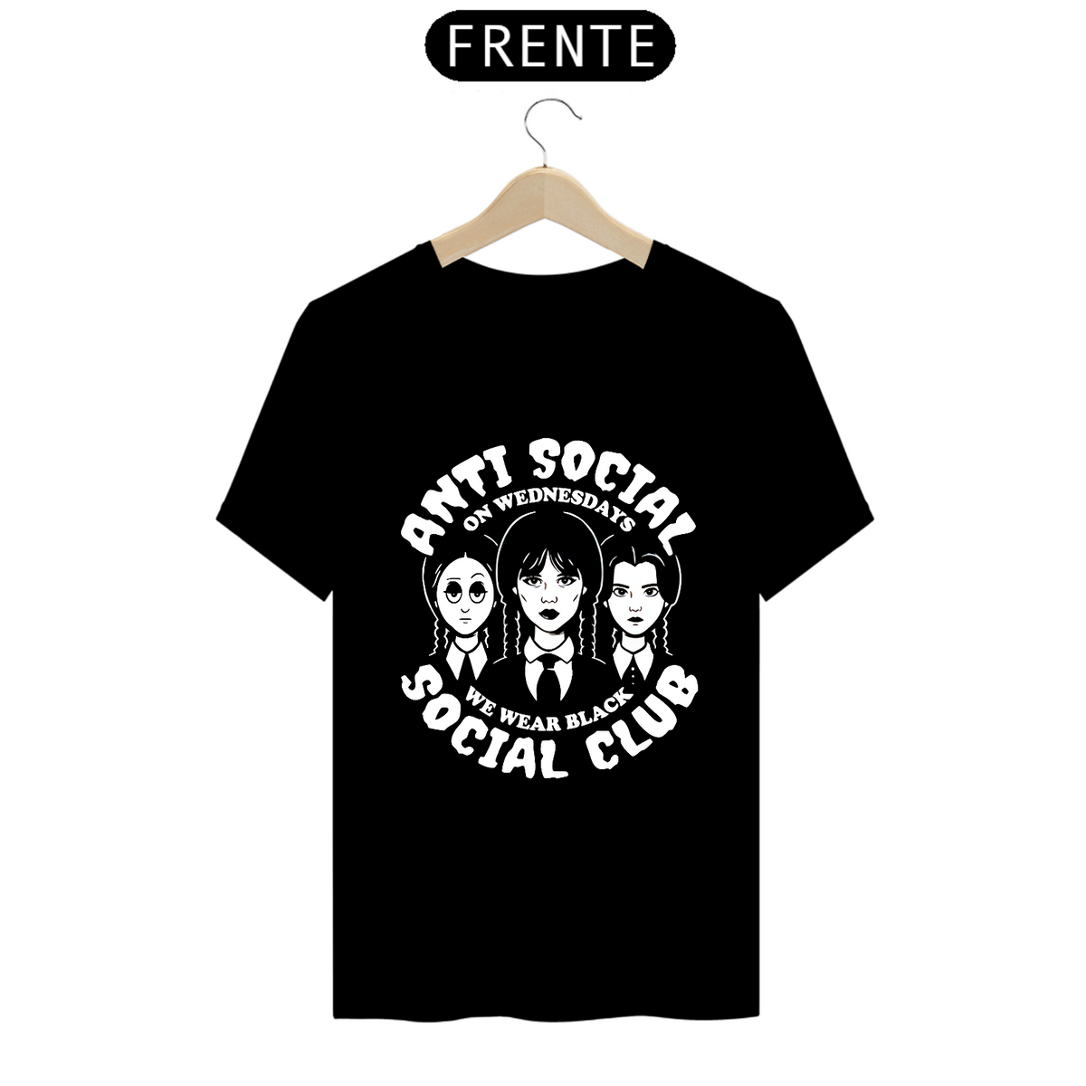 Nome do produto: Camiseta - Wandinha - Anti Social Social Club