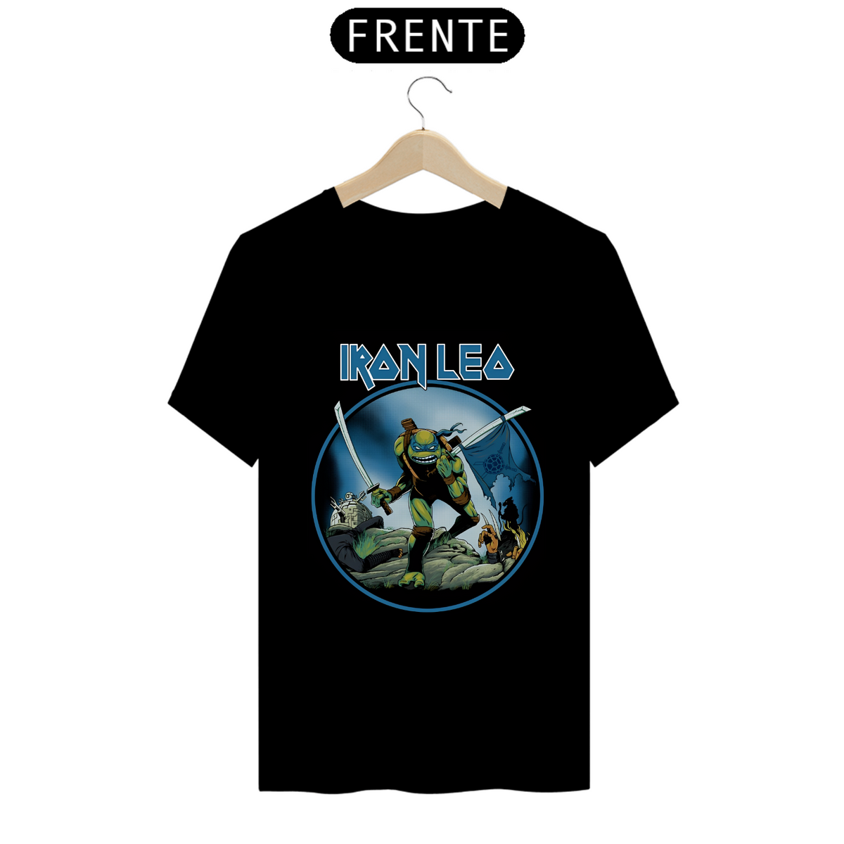 Nome do produto: Camiseta - Iron Leo (Tartarugas Ninjas)