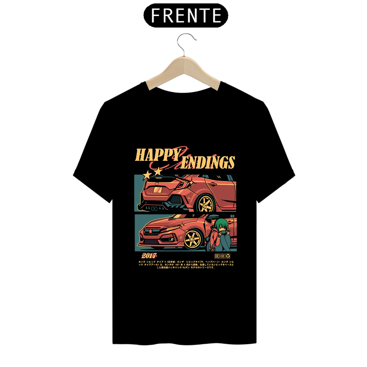 Nome do produto: Camiseta - Happy Endings