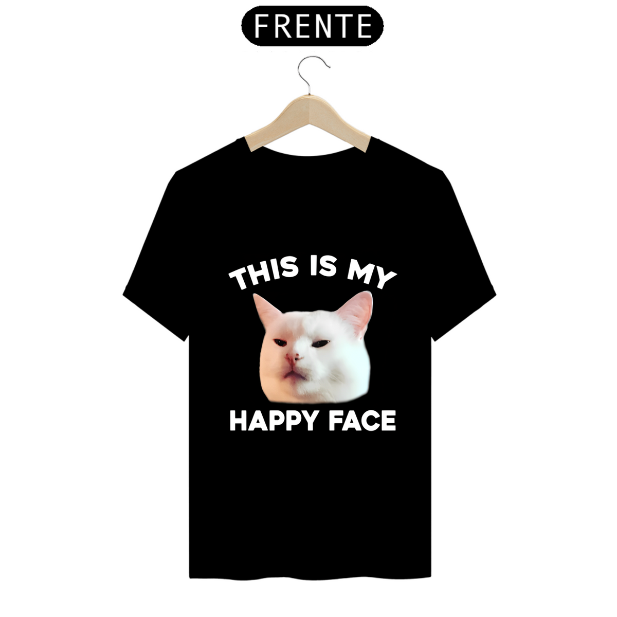 Nome do produto: Camiseta - This is My Happy Face