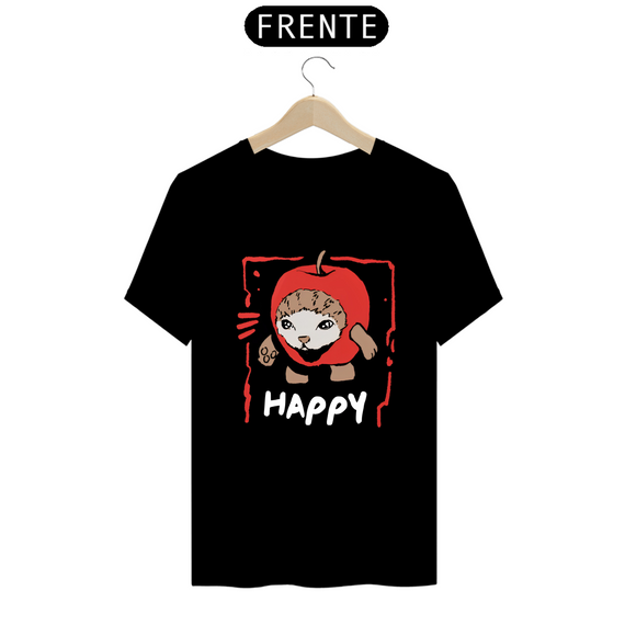 Camiseta - Happy Apple Cat