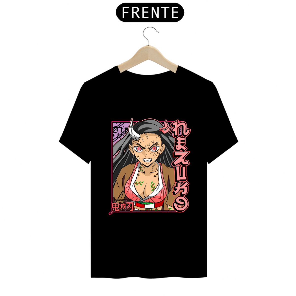 Nome do produto: Camiseta - Nezuko Kamado (Demon Slayer)