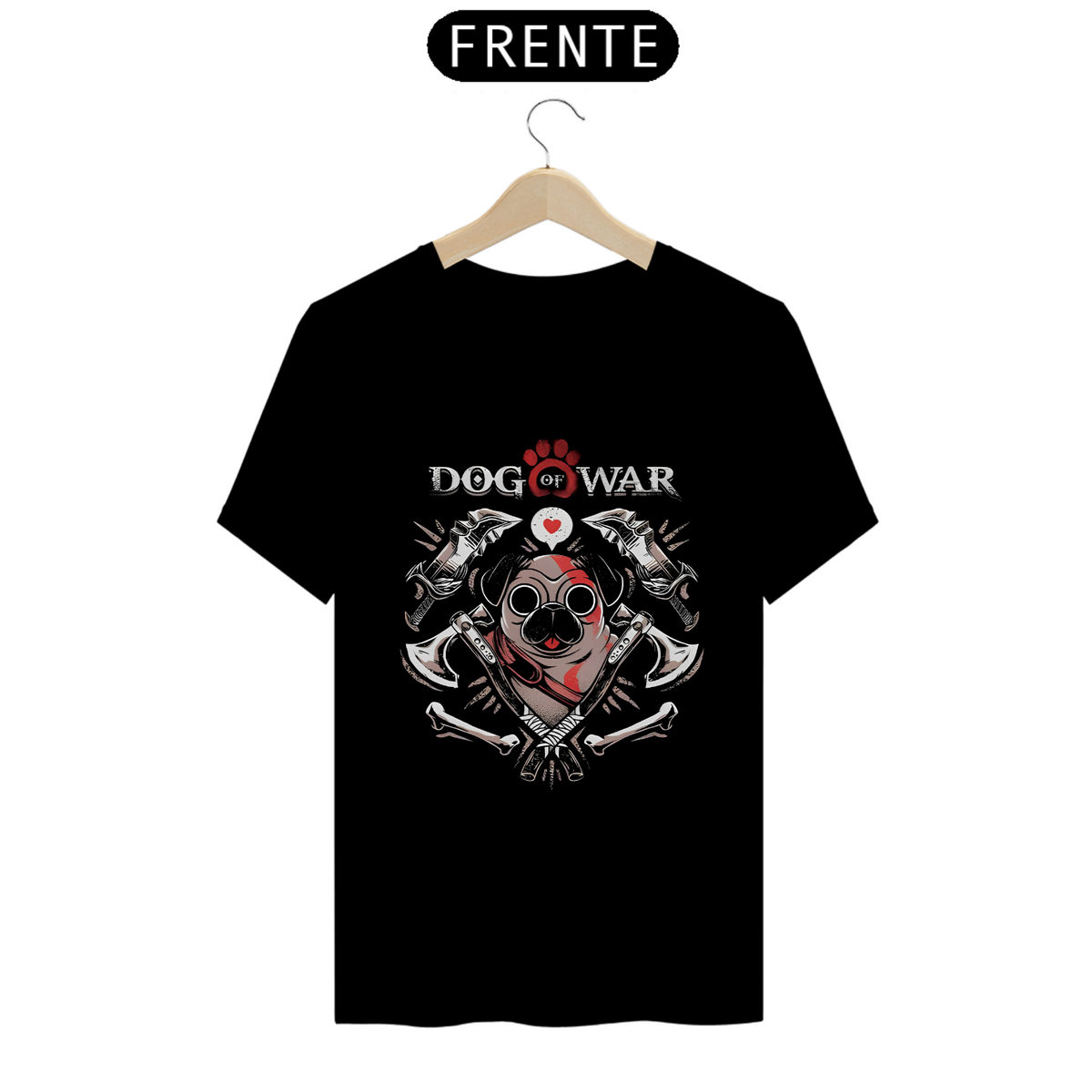 Nome do produto: Camiseta - Dog of War