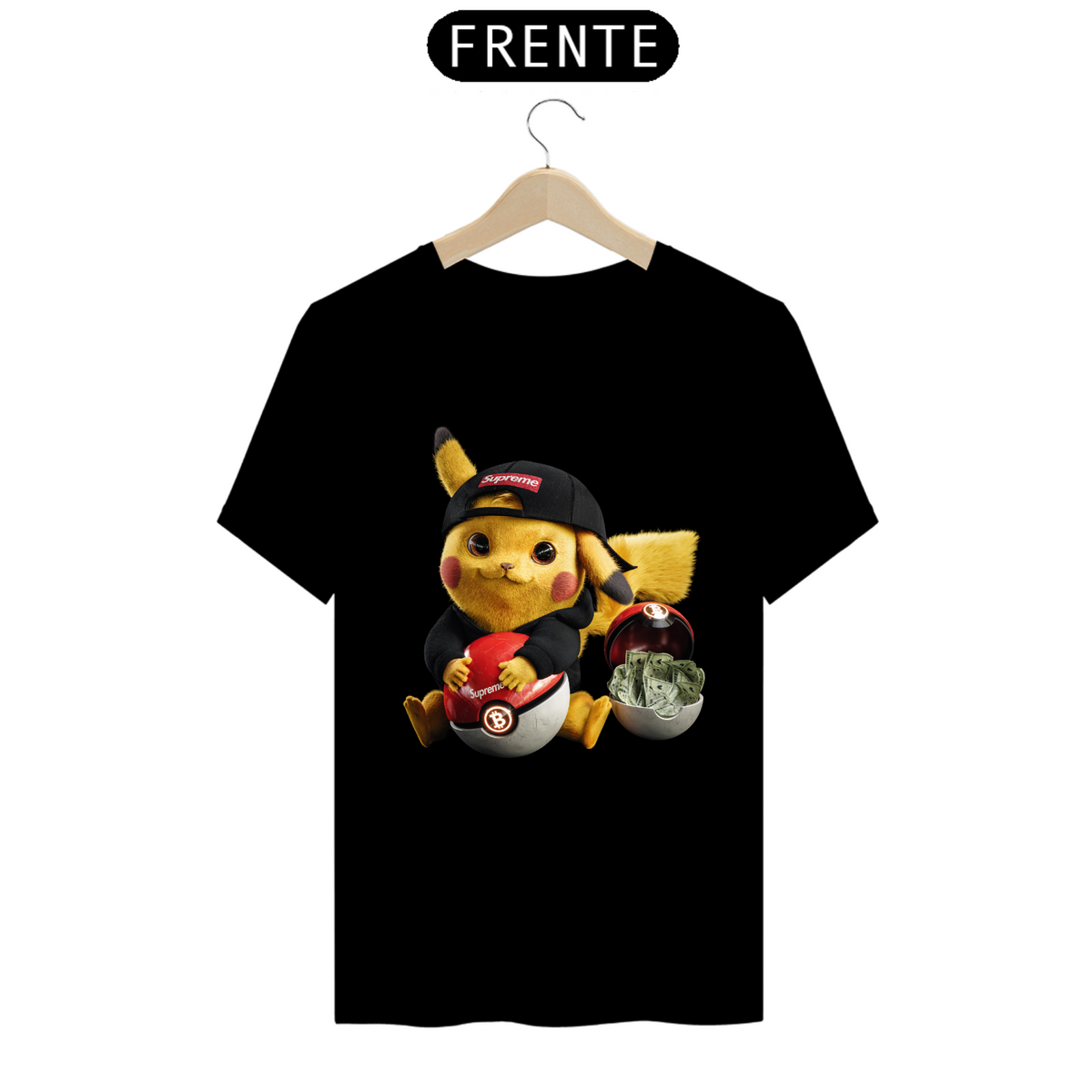 Nome do produto: Camiseta - Pikachu Supreme