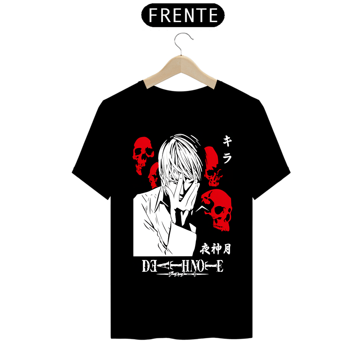 Nome do produto: Camiseta - Kira (Death Note)