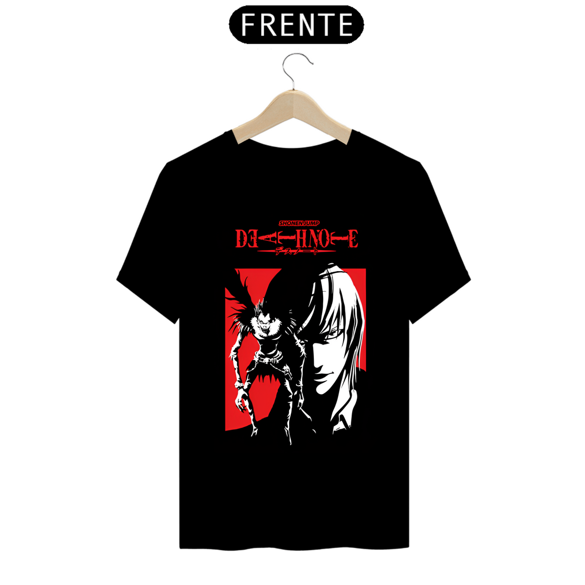 Nome do produto: Camiseta - Kira & Ryuk (Death Note)