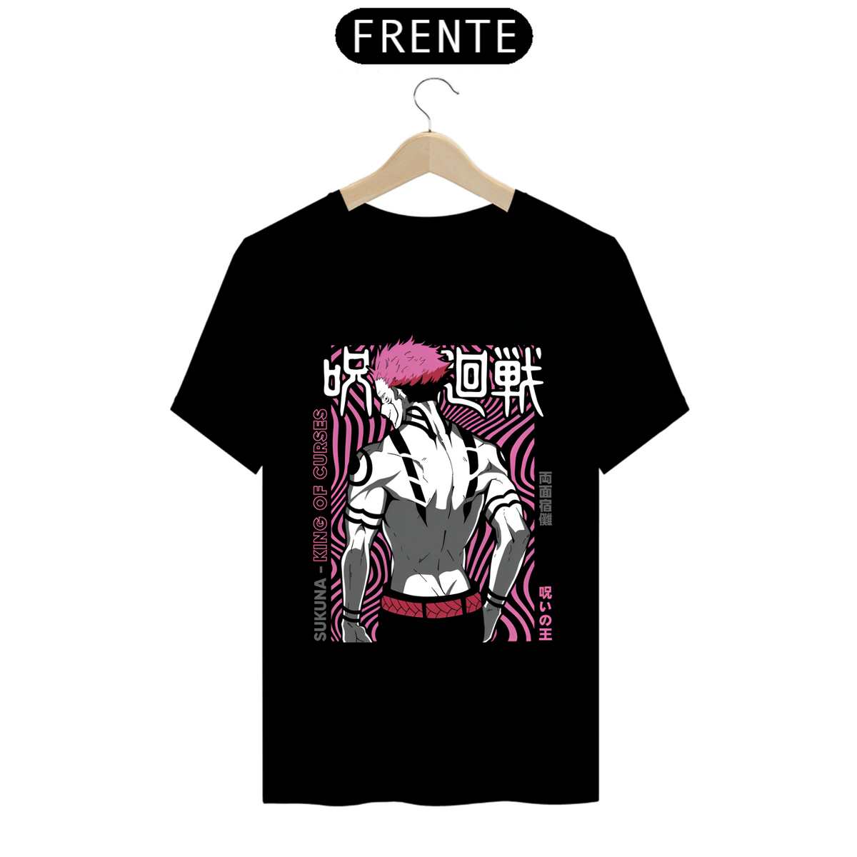 Nome do produto: Camiseta - Sukuna (Jujutsu Kaisen)