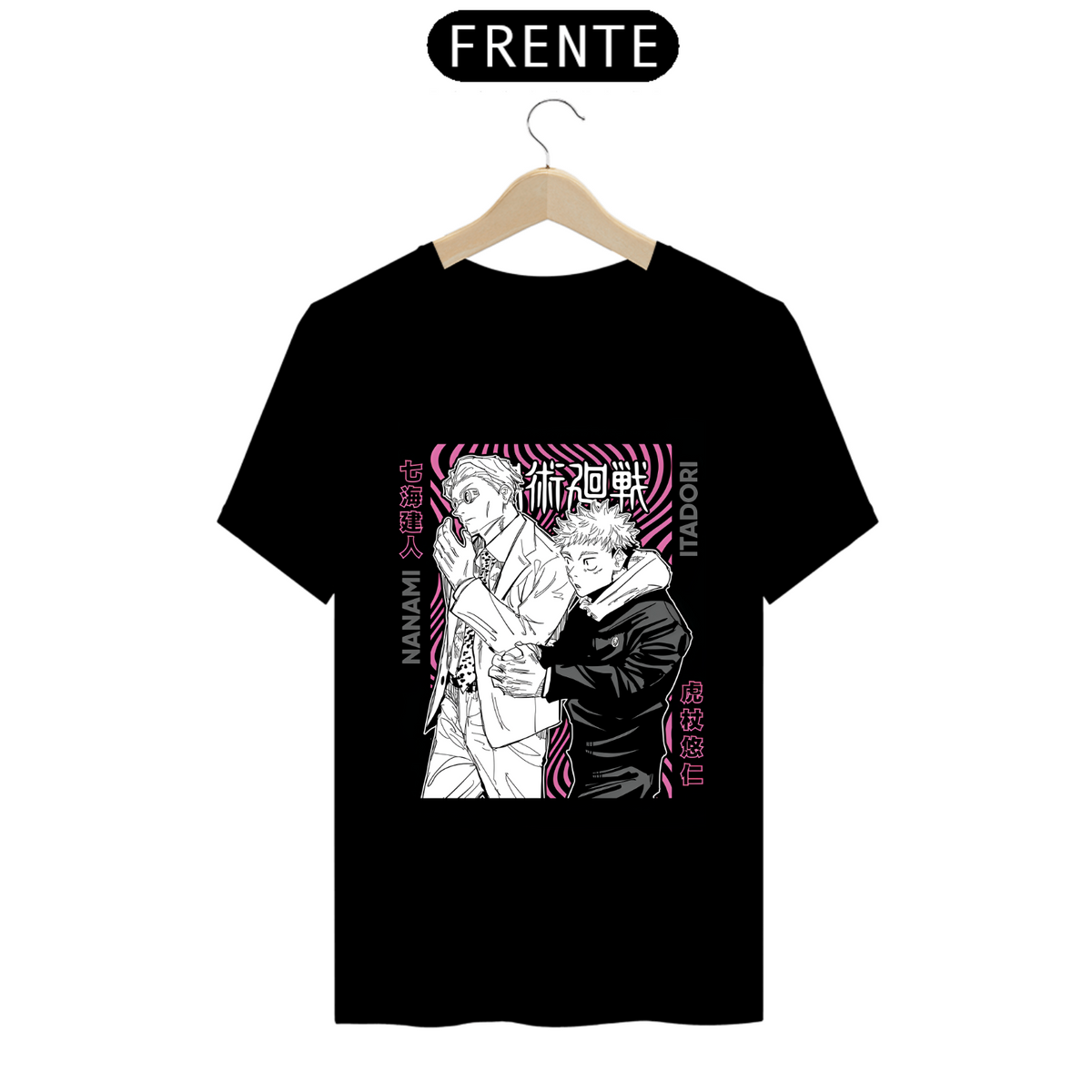 Nome do produto: Camiseta - Nanami & Itadori (Jujutsu Kaisen)