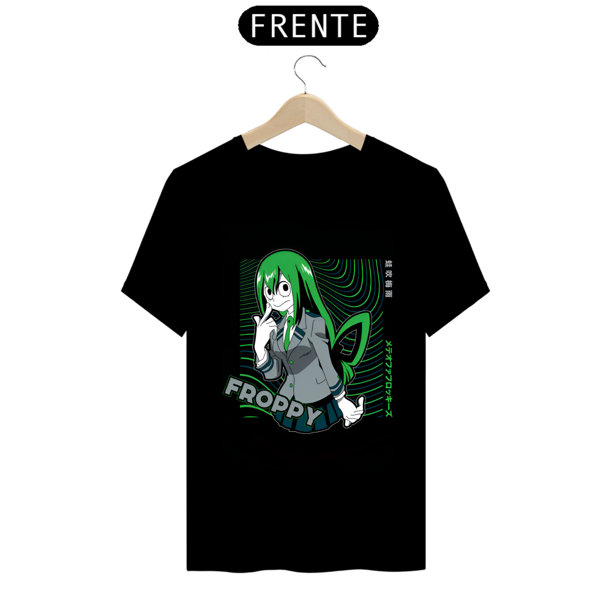 Nome do produto: Camiseta - Tsuyu Asui (My Hero Academia)