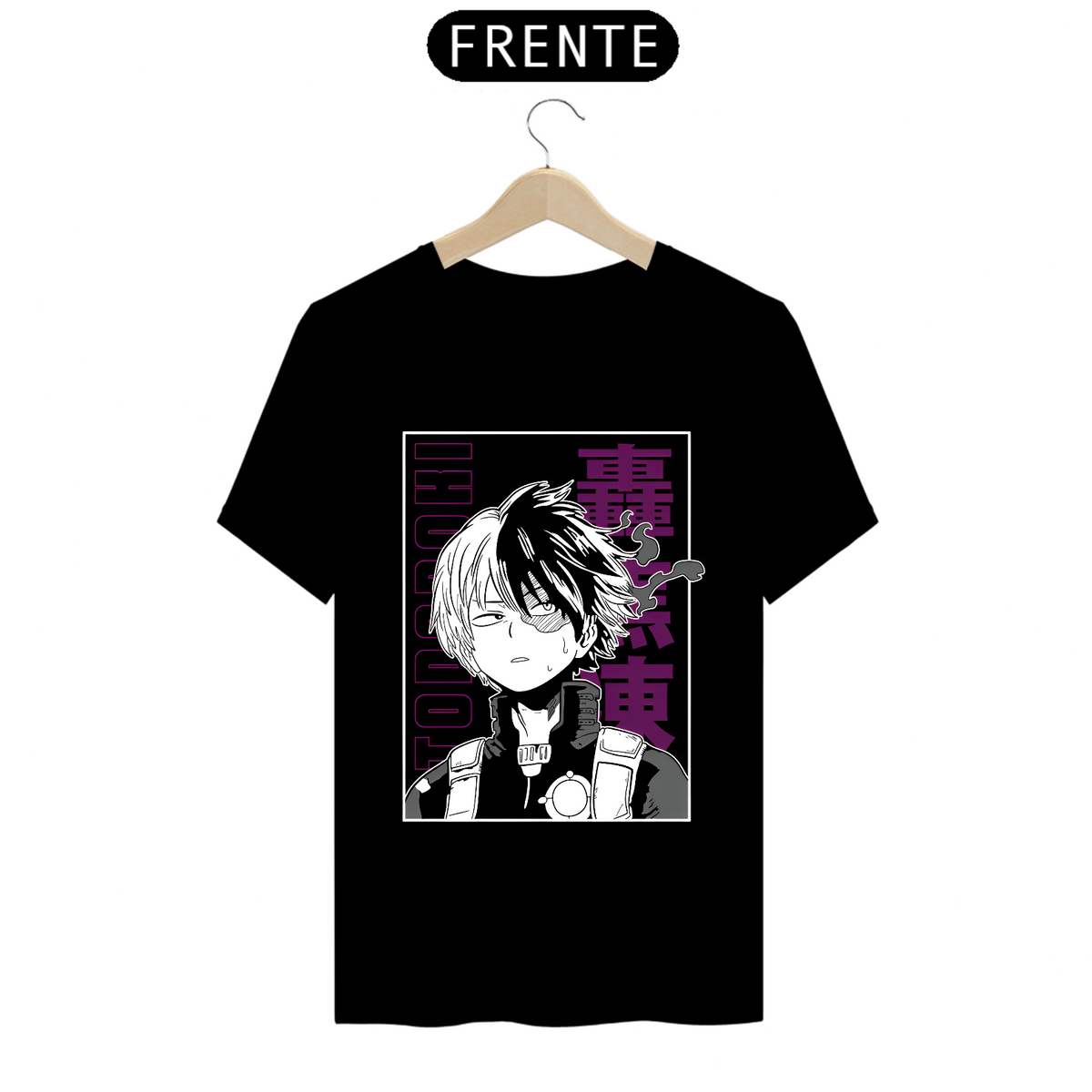 Nome do produto: Camiseta - Shoto Todoroki (My Hero Academia)