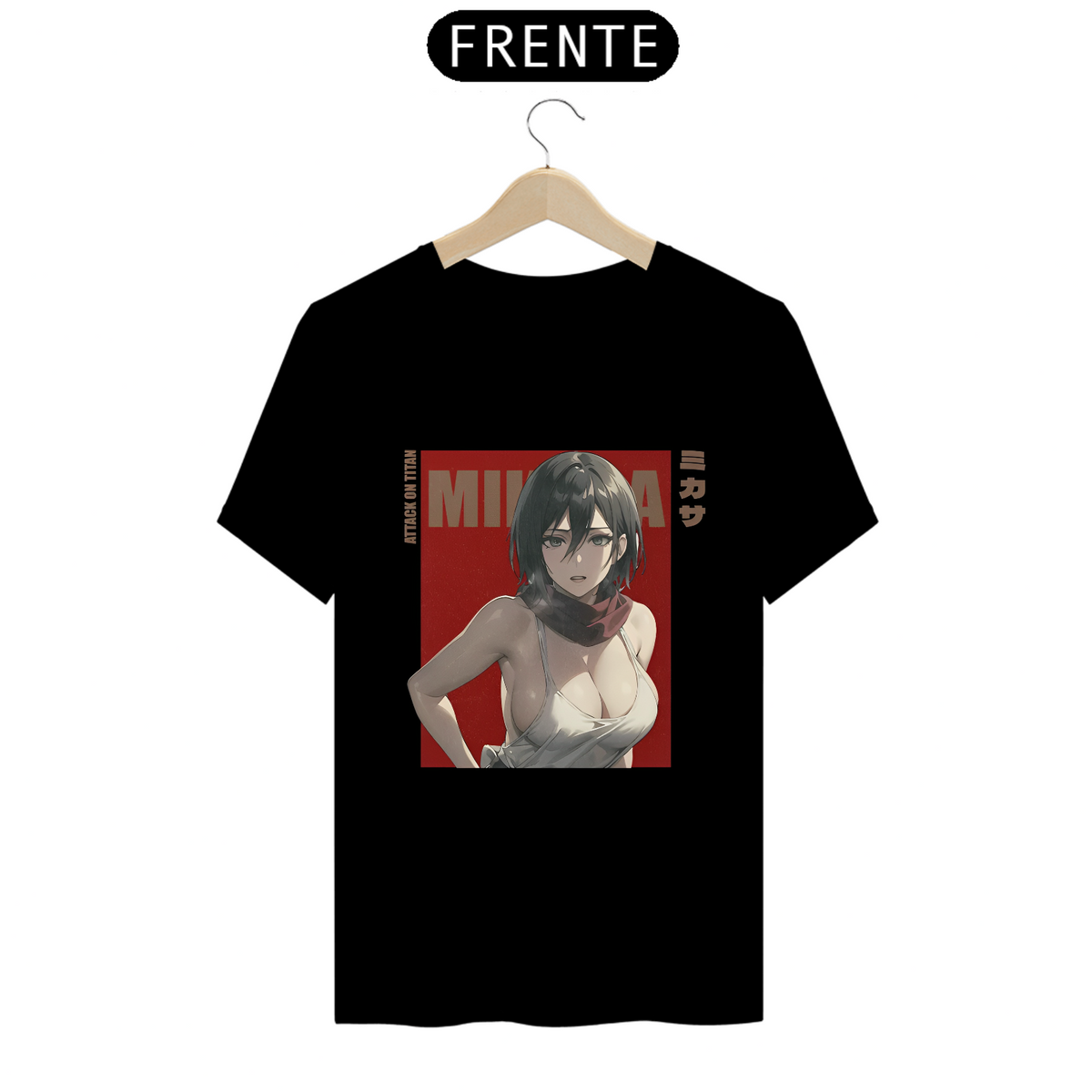 Nome do produto: Camiseta - Mikasa Ackerman (Attack on Titan)