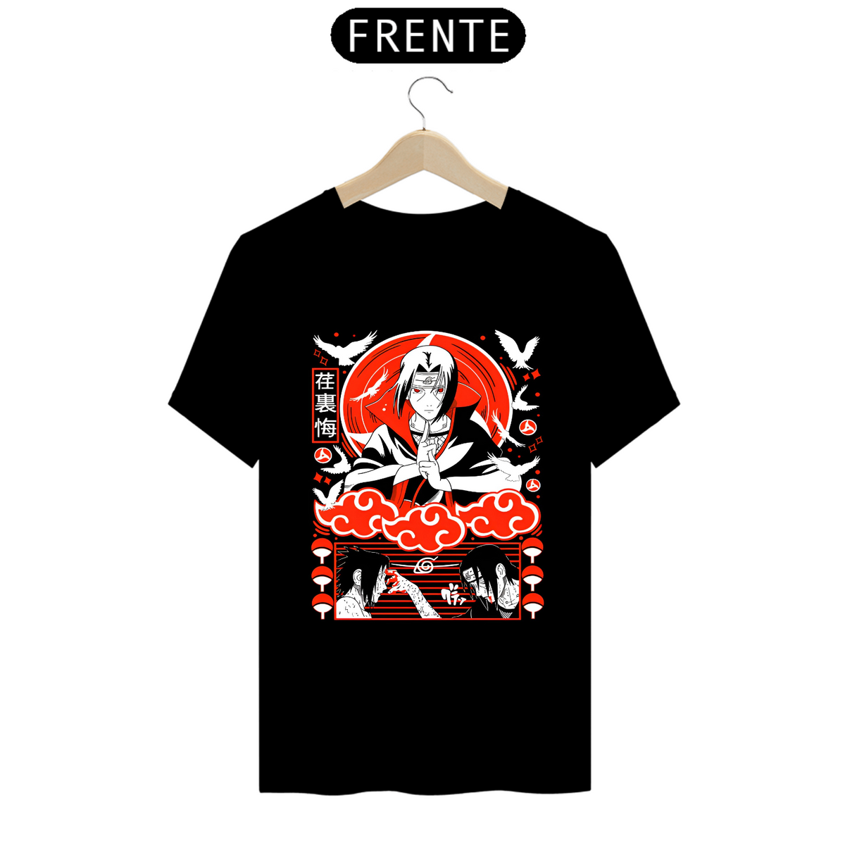 Nome do produto: Camiseta - Itachi Uchiha (Naruto Shippuden)