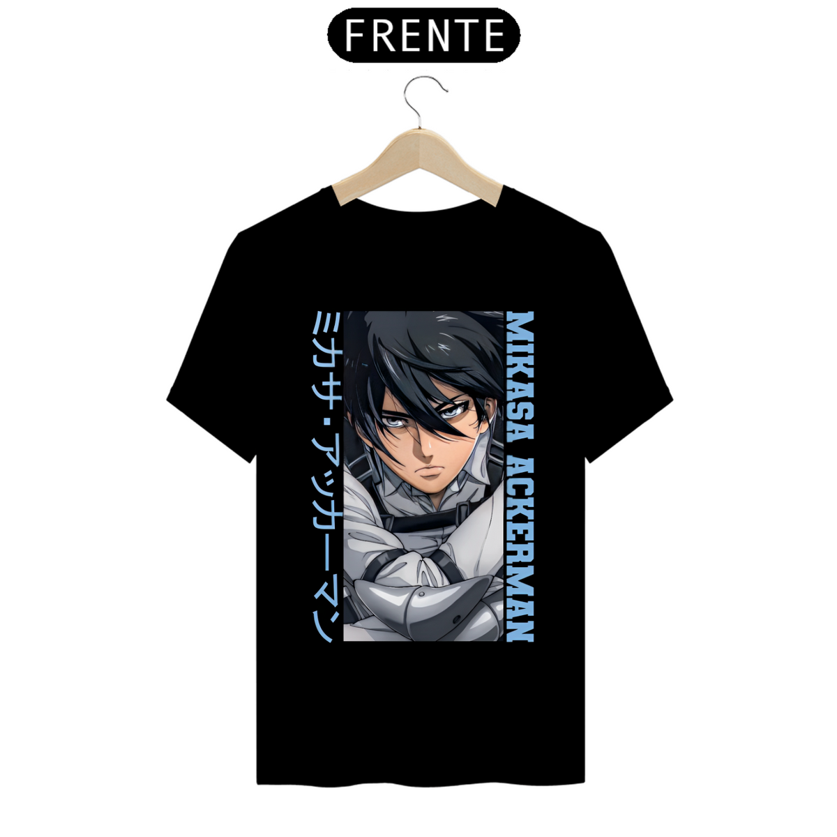 Nome do produto: Camiseta - Mikasa Ackerman (Attack on Titan)