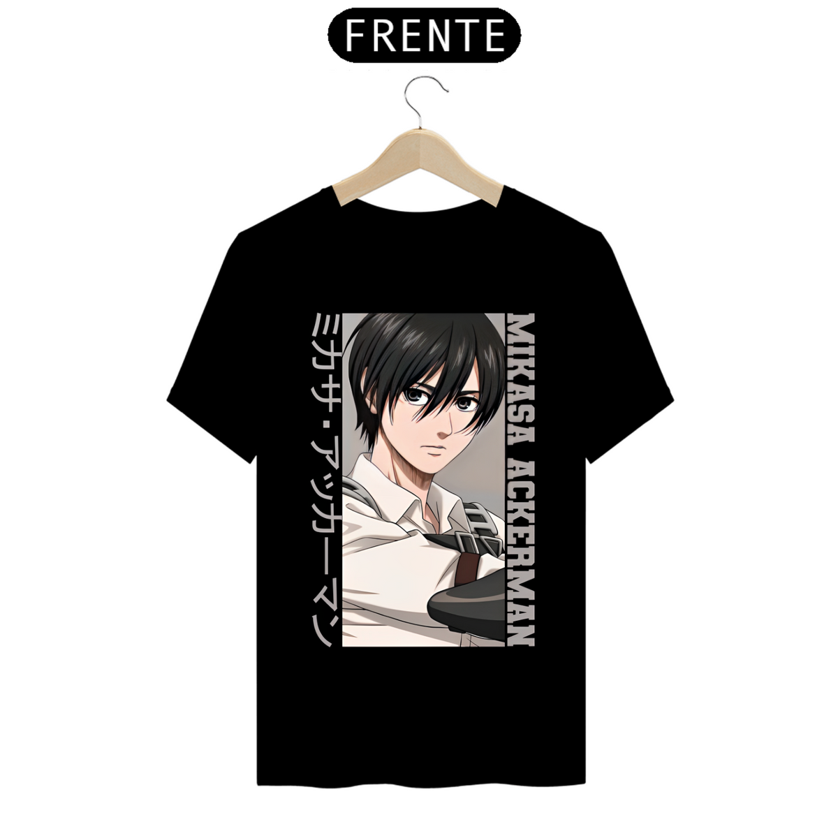 Nome do produto: Camiseta - Mikasa Ackerman (Attack on Titan)